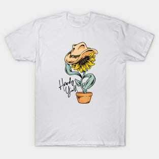 Howdy Y'all Sunflower T-Shirt